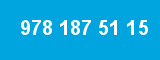 978 187 51 15